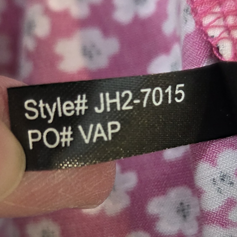 Jessica Howard Pink White Floral Texture Faux Wrap Spring Dress New With Tags - Picture 13 of 14